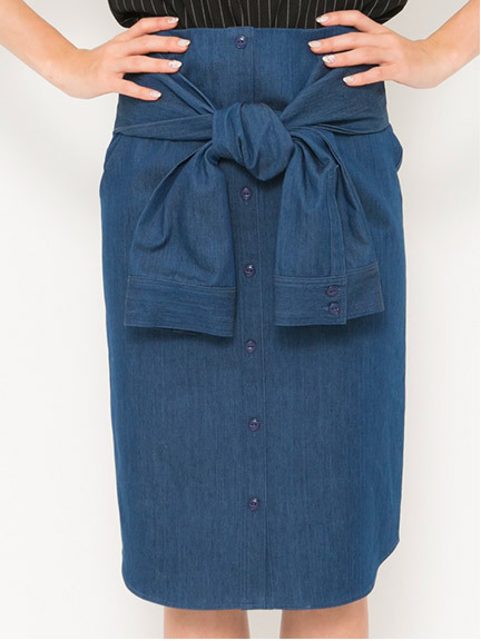 Fabulous Angela　フェイクスリーブ付タイトシャツスカート