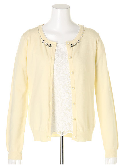 Fabulous Angela フラワー刺繍ブラウスアンサンブル