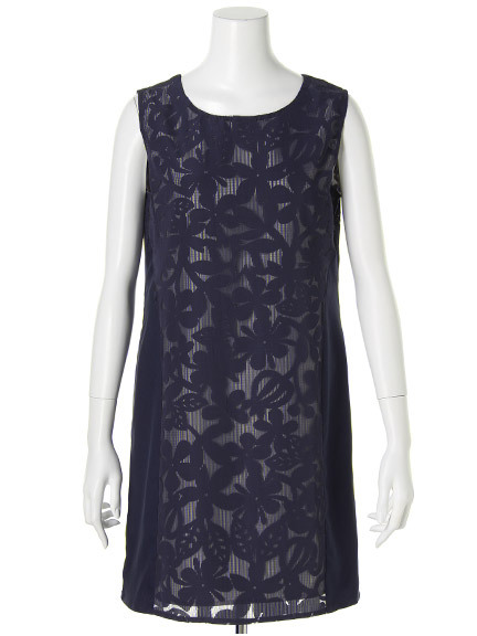 Fabulous Angela 格子オパールボタニカルノースリワンピ