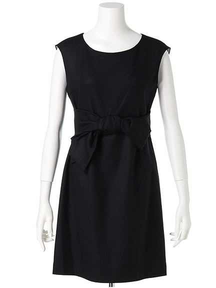 BE RADIANCE ウエストリボンミニマムワンピース