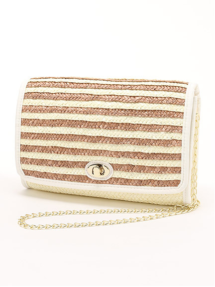 BE RADIANCE 雑材フラップボーダー3WAYクラッチ