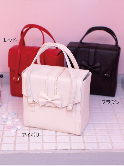Ank Rouge プチリボンスクエアフラップBAG