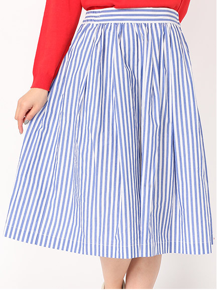 a.g.plus 太ストライプスカート