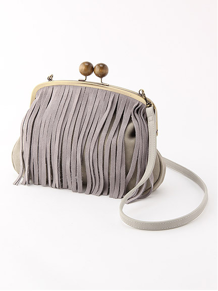 rid.dle from... がま口フリンジショルダーバッグ